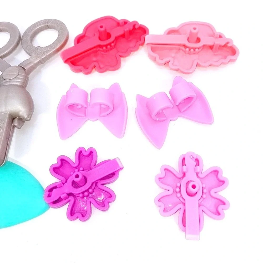Baby Alive Doll Hair Accessories & Bff Lot Cat Brush Clips Faux Scissors